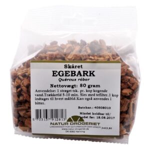 Egebark skåret