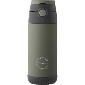 Kids Straw Bottle - Tropical Green