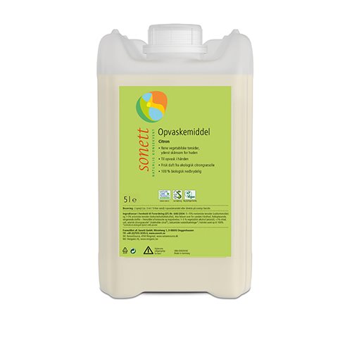 Opvaskemiddel citron Sonett 1 Opvaskemiddel citron Sonett