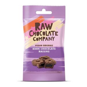 Rosiner m. rå chokolade Ø