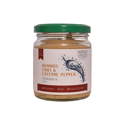 Smørepålæg Hummus Chili & Cayenne peber Ø 1 Smørepålæg Hummus Chili & Cayenne peber Ø