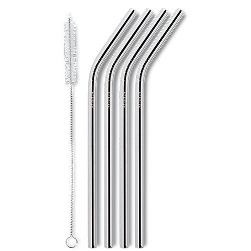 Smoothie Straw Silver 1 Smoothie Straw Silver