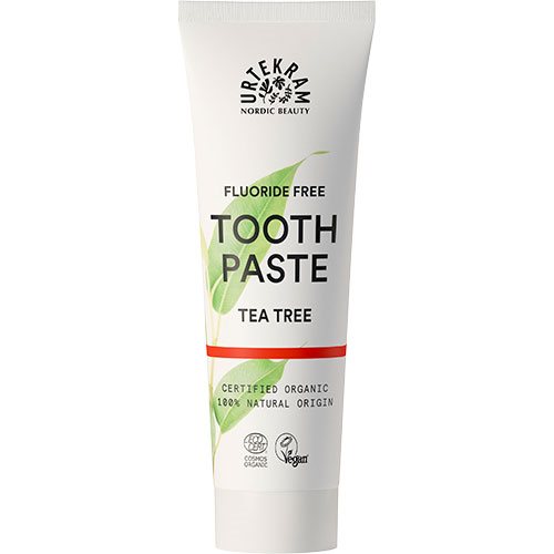 Tandpasta m. Tea Tree u. fluor 1 Tandpasta m. Tea Tree u. fluor