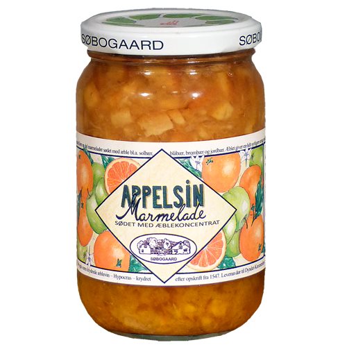 Appelsinmarmelade sødet Ø 1 Appelsinmarmelade sødet Ø