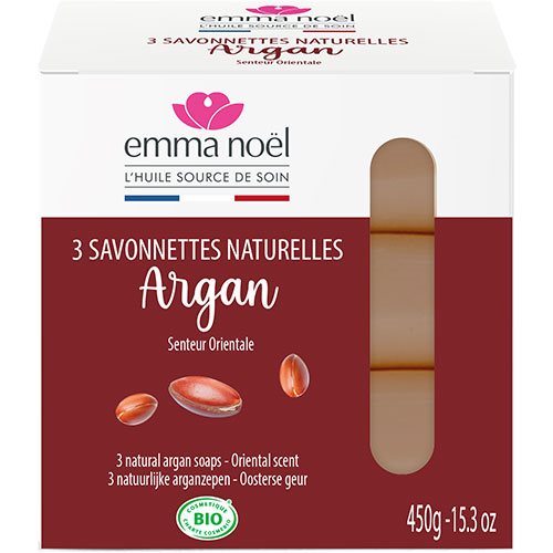 Argan sæbe 3x150 gr.Emma 1 Argan sæbe 3x150 gr.Emma