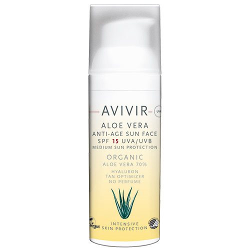 AVIVIR Aloe Vera Anti-Age Sun Face SPF 15 1 AVIVIR Aloe Vera Anti-Age Sun Face SPF 15