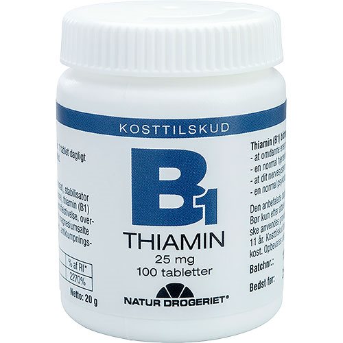 B1 vitamin 25 mg 1 B1 vitamin 25 mg