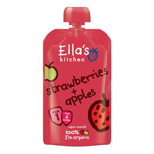 Babymos jordbær & æble 4 mdr Ø 1 Babymos jordbær & æble 4 mdr Ø
