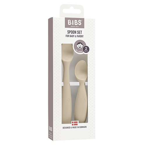 BIBS Spoon Set Vanilla 1 BIBS Spoon Set Vanilla