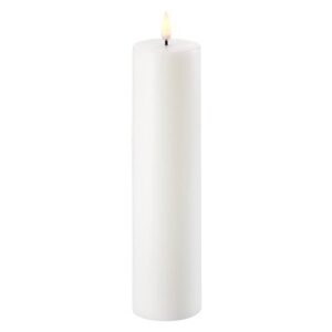Bloklys LED hvid 6 x 25 cm