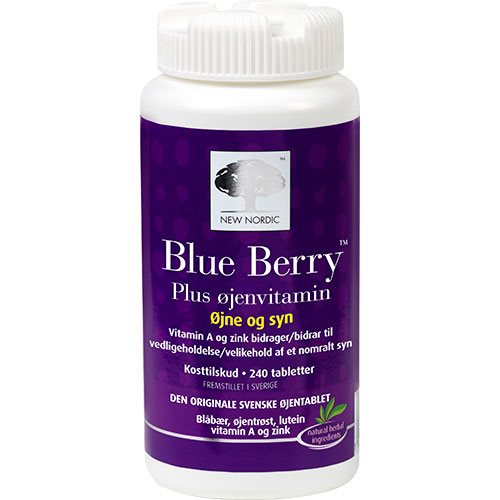 Blue Berry plus øjenvitamin 1 Blue Berry plus øjenvitamin
