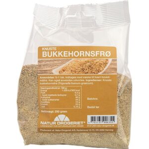 Bukkehornsfrø knust