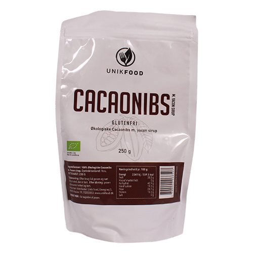 Cacaonibs m. yacon sirup Ø 1 Cacaonibs m. yacon sirup Ø
