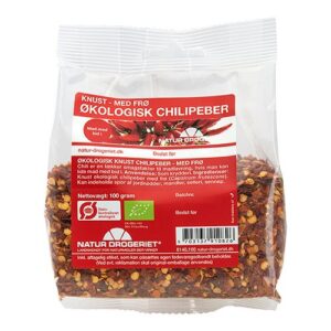 Chili knust m. frø Ø