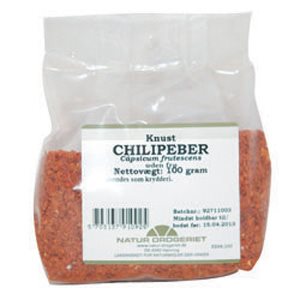 Chilipeber knust