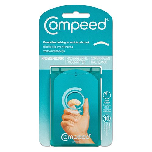 Compeed 3 in 1 fingerrevner 10 stk 1 Compeed 3 in 1 fingerrevner 10 stk