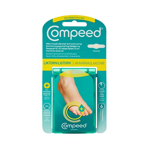 Compeed ligtorn Moist 6 stk 1 Compeed ligtorn Moist 6 stk