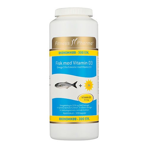 Fisk med Vitamin D3 Fitness Pharma 1 Fisk med Vitamin D3 Fitness Pharma