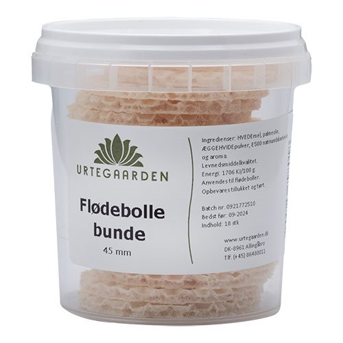 Flødebollebunde 45 mm 1 Flødebollebunde 45 mm