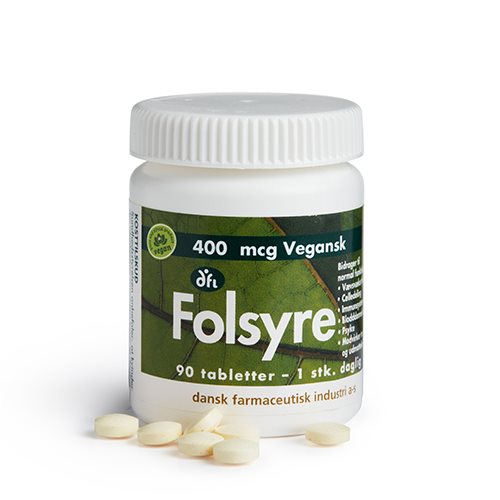 Folsyre 400 mcg 1 Folsyre 400 mcg