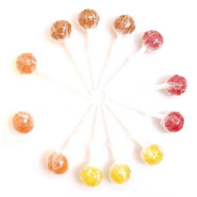 Frugtslikkepinde bolde Ø 1 Frugtslikkepinde bolde Ø