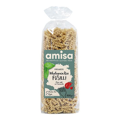 Fuldkornsris Fusilli pasta Ø 1 Fuldkornsris Fusilli pasta Ø