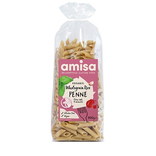 Fuldkornsris Penne pasta Ø 1 Fuldkornsris Penne pasta Ø
