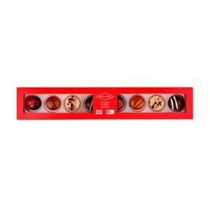 Fyldt dessertchokolade 8 stk Ø Rød kollektion