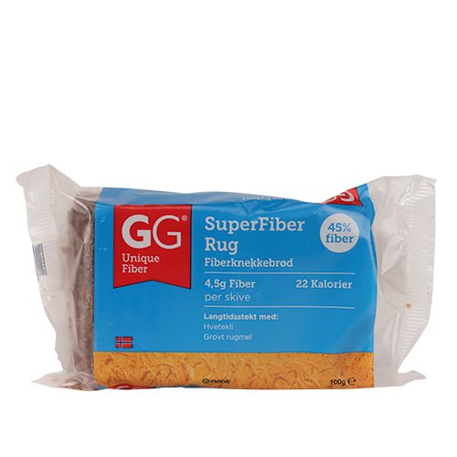 GG SuperFiber Rug knækbrød 1 GG SuperFiber Rug knækbrød