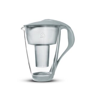 Glaskande 2,0l glas, stålgrå Dafi