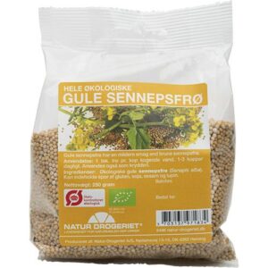 Gule sennepsfrø hele Ø