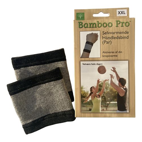Håndledsbind, Selvvarmende, Str: XXL, Bamboo Pro 1 Håndledsbind, Selvvarmende, Str: XXL, Bamboo Pro