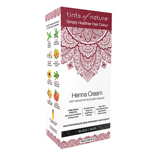 Hårfarve Henna Creme Black 1 Hårfarve Henna Creme Black