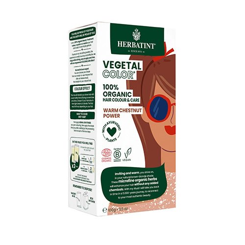 Herbatint Henna hårfarve Warm Chestnut Power 1 Herbatint Henna hårfarve Warm Chestnut Power