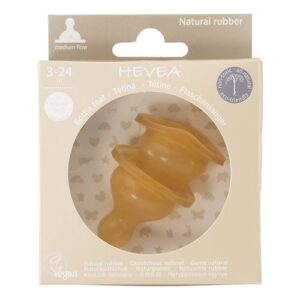 Hevea flaskesutter 2-pak