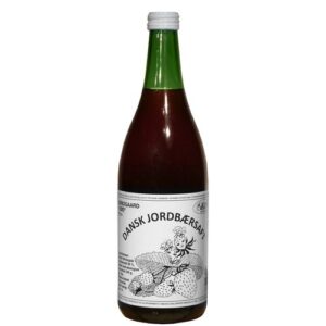 Jordbærsaft sød Ø