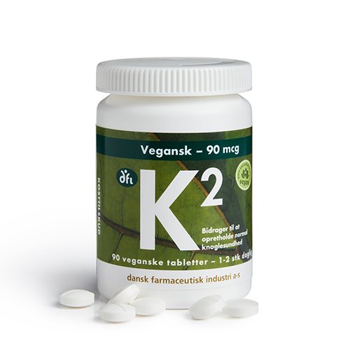 K2 vitamin 90 mcg vegetabilsk 1 K2 vitamin 90 mcg vegetabilsk