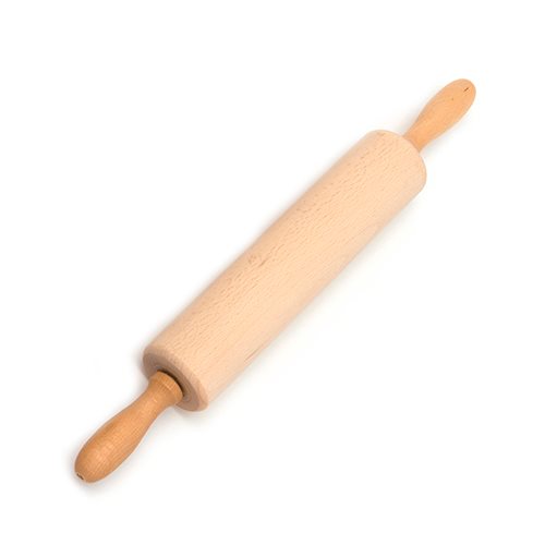 Kagerulle m. metal akse 40 cm Bøgetræ 1 Kagerulle m. metal akse 40 cm Bøgetræ