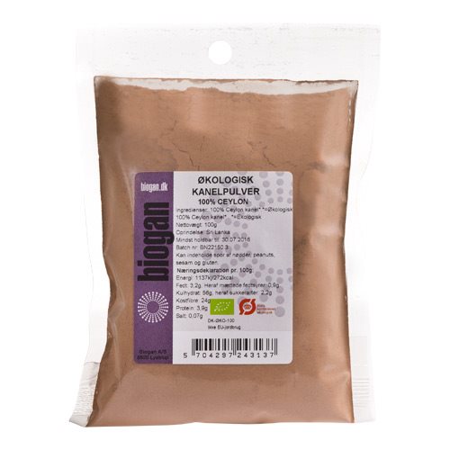 Kanelpulver 100% Ceylon Ø 1 Kanelpulver 100% Ceylon Ø