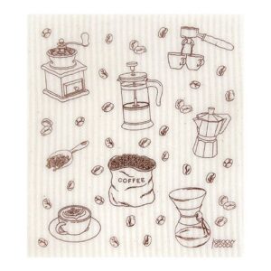 Karklud u. plastik m. kaffe