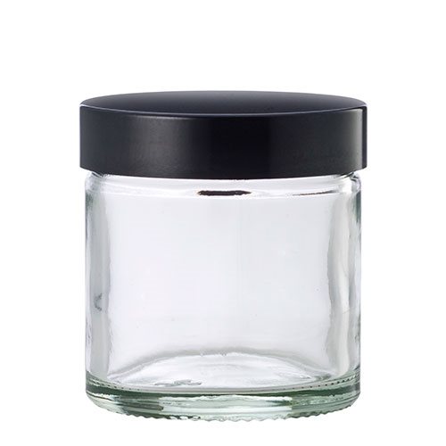 Klar glaskrukke 60 ml 1 Klar glaskrukke 60 ml