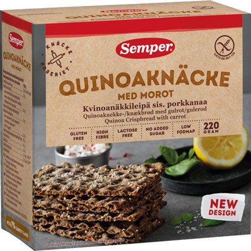 Knækbrød quinoa 1 Knækbrød quinoa