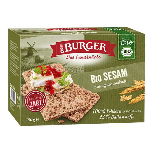 Knækbrød sesam Ø 1 Knækbrød sesam Ø