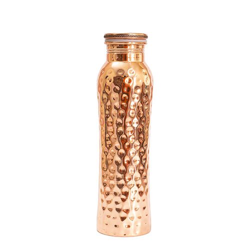 Kobber Vandflaske Hamret 900 ml 1 Kobber Vandflaske Hamret 900 ml