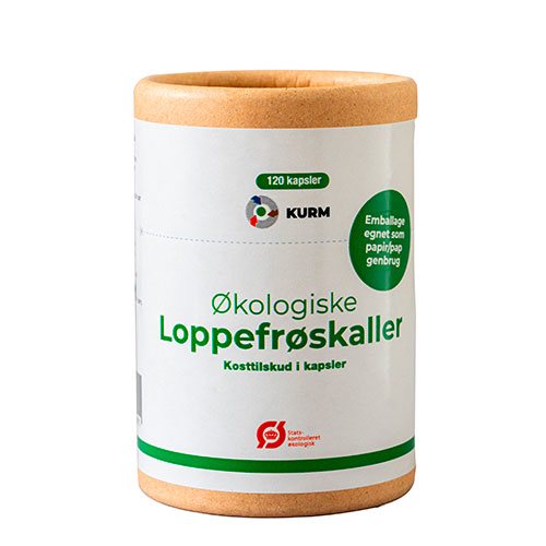 Kurm Loppefrøskaller Psyllium 120 kapsler Ø 1 Kurm Loppefrøskaller Psyllium 120 kapsler Ø