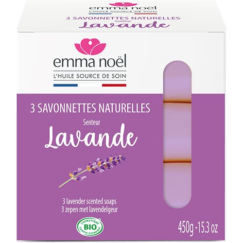 Lavendel sæbe 3 x 150 gr. 1 Lavendel sæbe 3 x 150 gr.