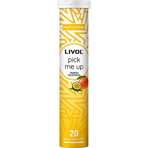 Livol Pick me up, tropisk smag 1 Livol Pick me up, tropisk smag