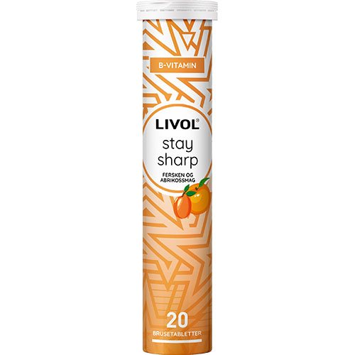 Livol Stay sharp, fersken og abrikossmag 1 Livol Stay sharp, fersken og abrikossmag