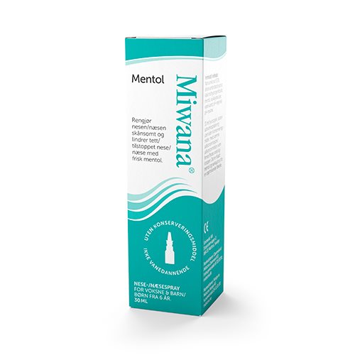 Miwana Næsespray Mentol 1 Miwana Næsespray Mentol