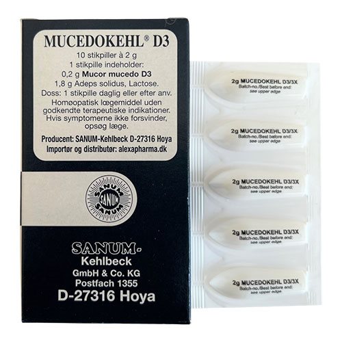 Mucedokehl stikpiller D3 1 Mucedokehl stikpiller D3